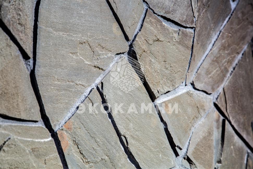 Плитняк песчаник серо-зеленый 1.5-5 см Изображение №3