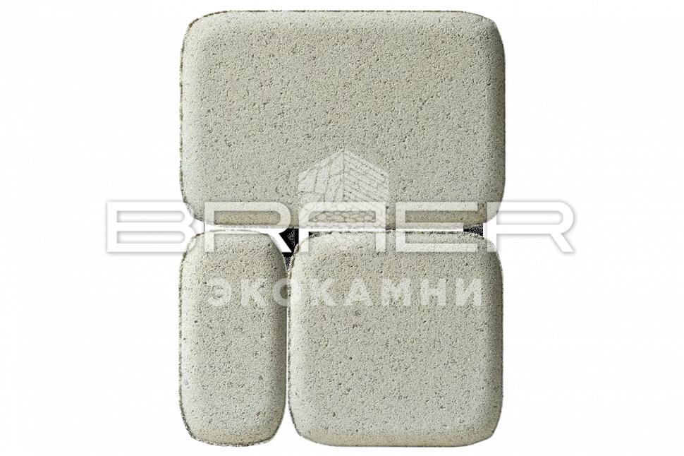 Braer Тротуарная плитка Классико, Белый, 60 мм Изображение №1