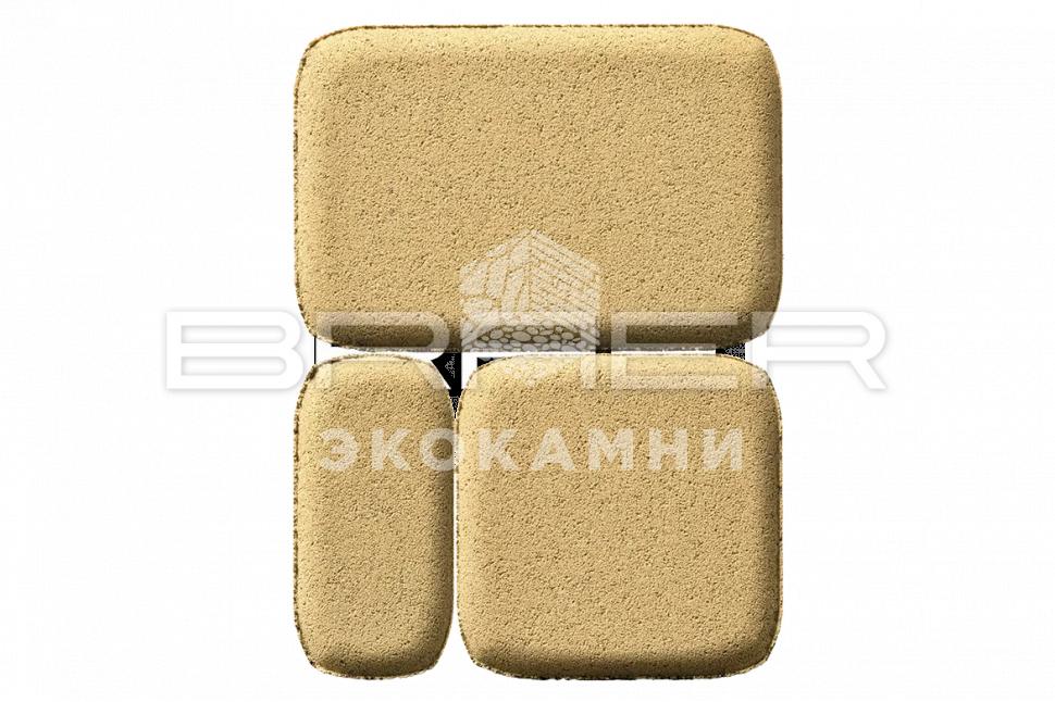Braer Тротуарная плитка Классико, Песочный, 60 мм Изображение №1