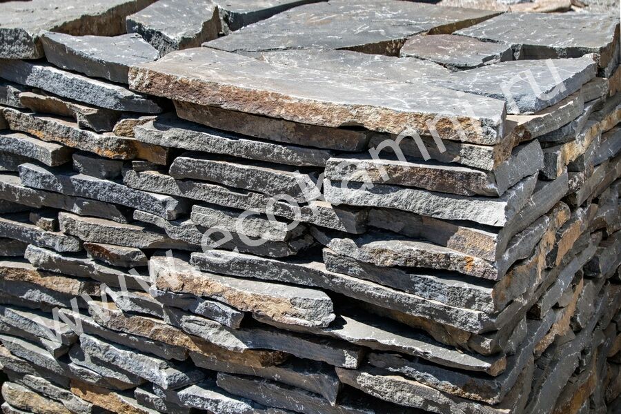 Плитняк песчаник серо-синий 1.5-5 см Изображение №2