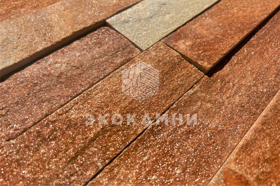 Плитка натуральная из серицитового сланца «Золото Инков» Изображение №6