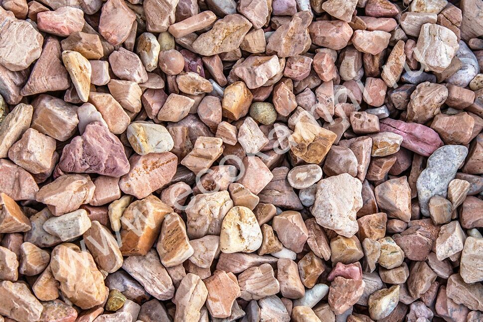 Кремниевая крошка «Персик» галтованная 20-60 мм Изображение №1