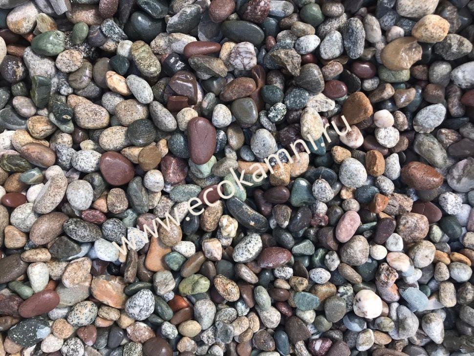 Галька речная пёстрая 5–120 мм  Изображение №1