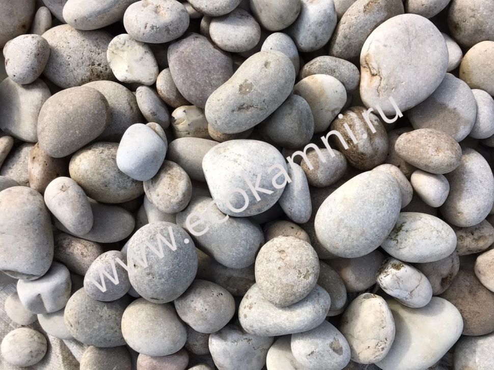 Галька бело-серая «Горянка» 40-90 мм Изображение №2