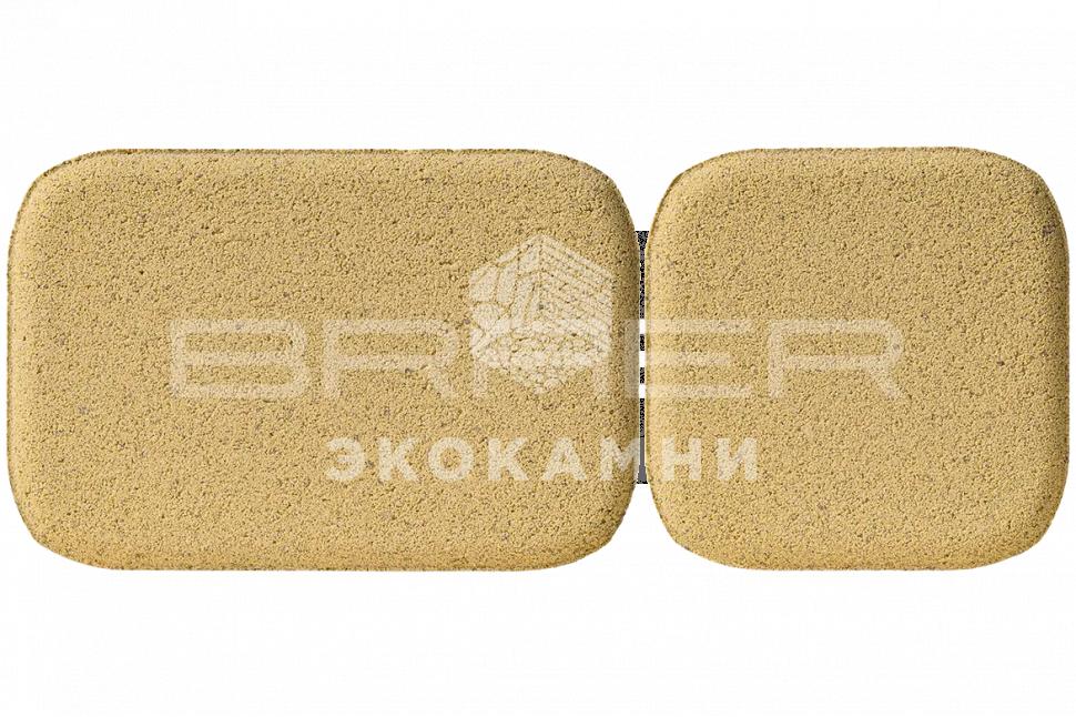 Braer Тротуарная плитка Классико Дуо, Песочный, 40 мм Изображение №1